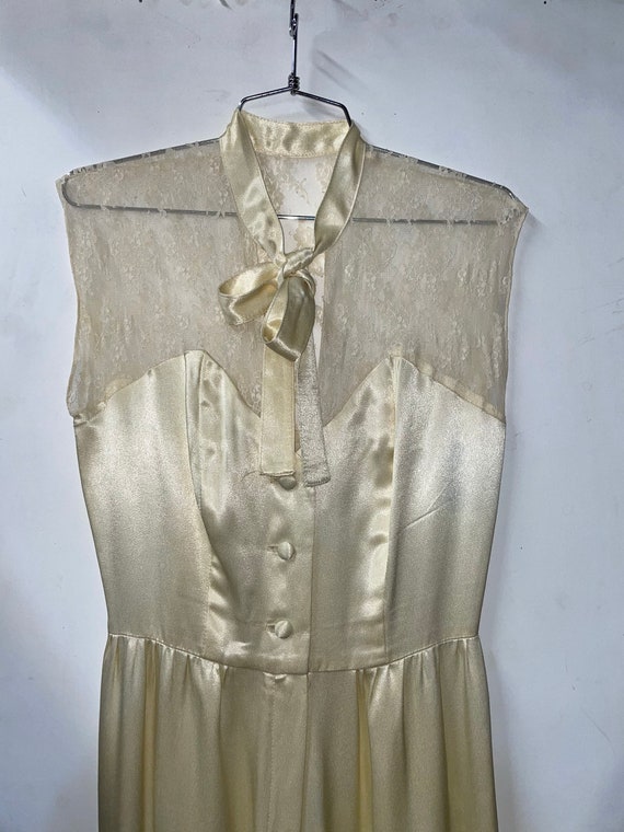 DOWN MEMORY LANE WOVEN SATIN JUMPSUIT main image 0