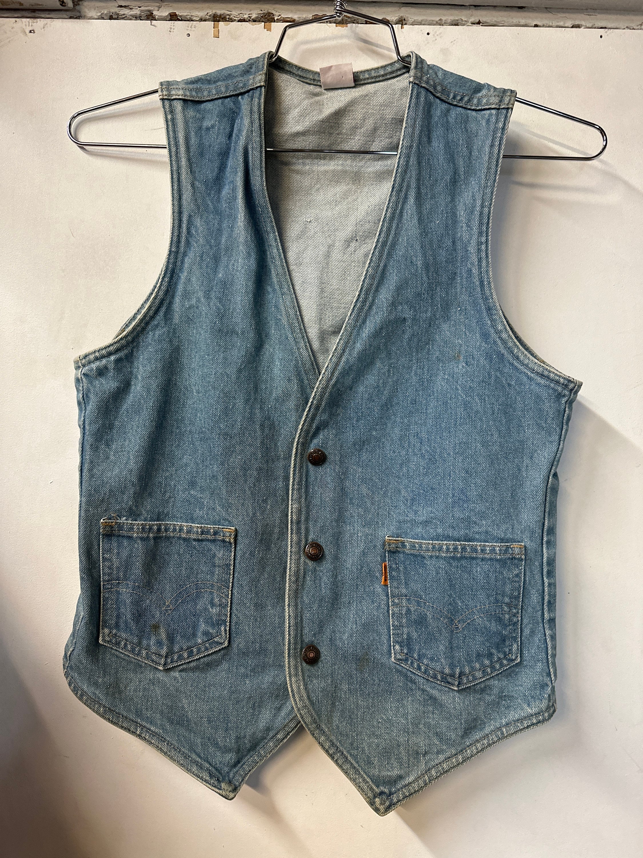 貴重◎ 1970s Levi's Denim Vest デニム リーバイス 貴重◎ 1970s Levi's Denim Vest デニム リーバイス - メルカリ
