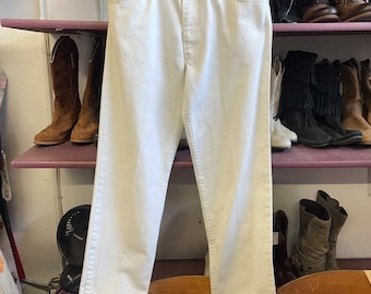 1980s White Levi Strauss Jeans