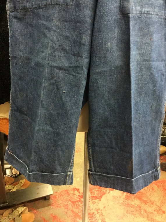 1950’s High Waist Crop Jeans With Pockets - image 3