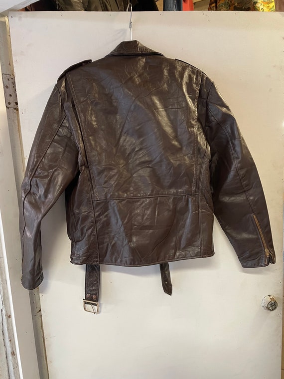 1970s Authentic Brown Leather Jacket - image 2