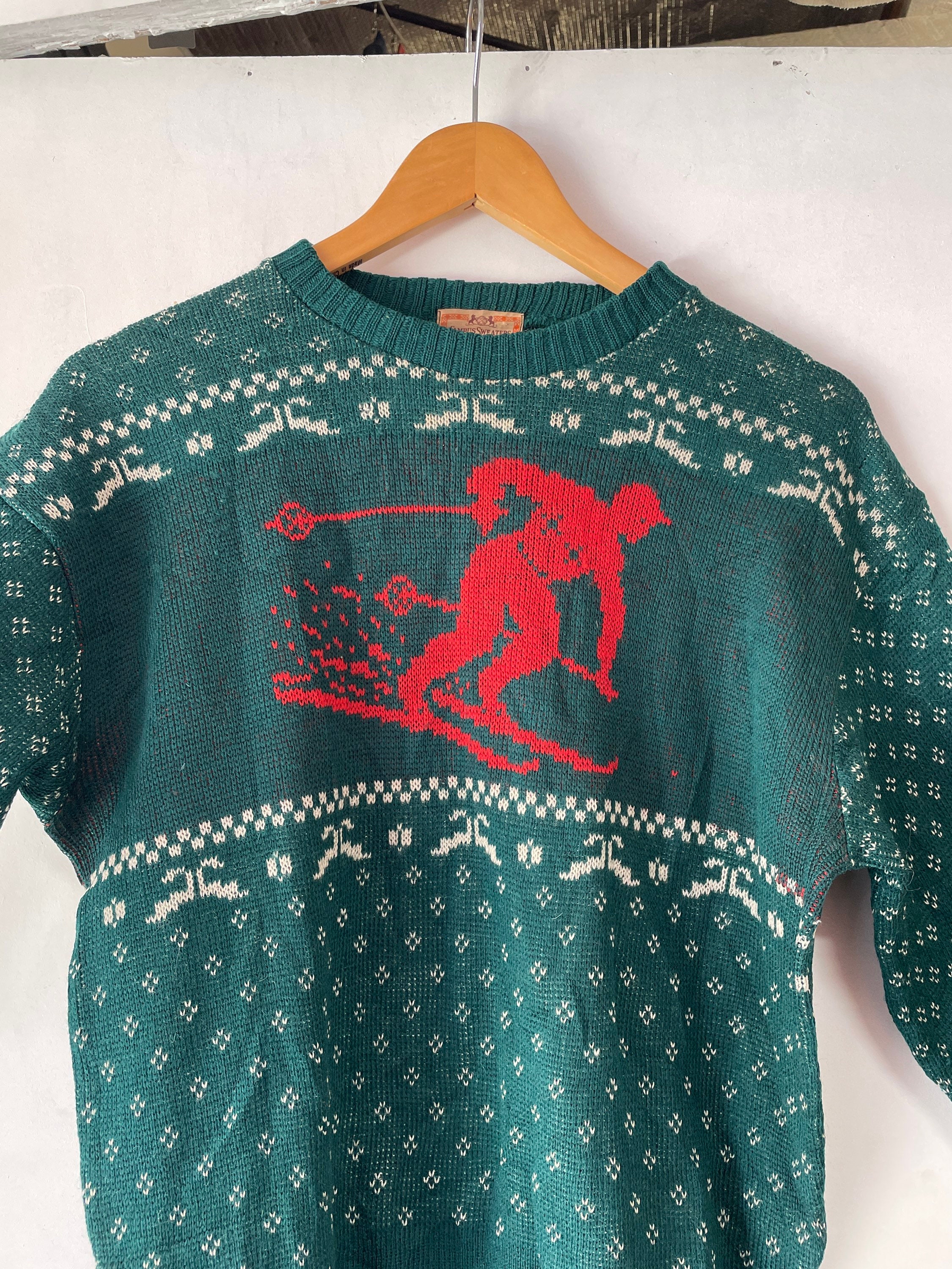 1940年代/50年代ウールスキーセーター - Etsy 日本