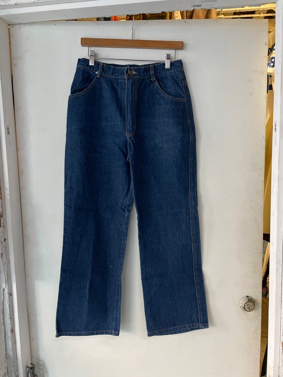 1980s Straight Denim Jeans - image 1