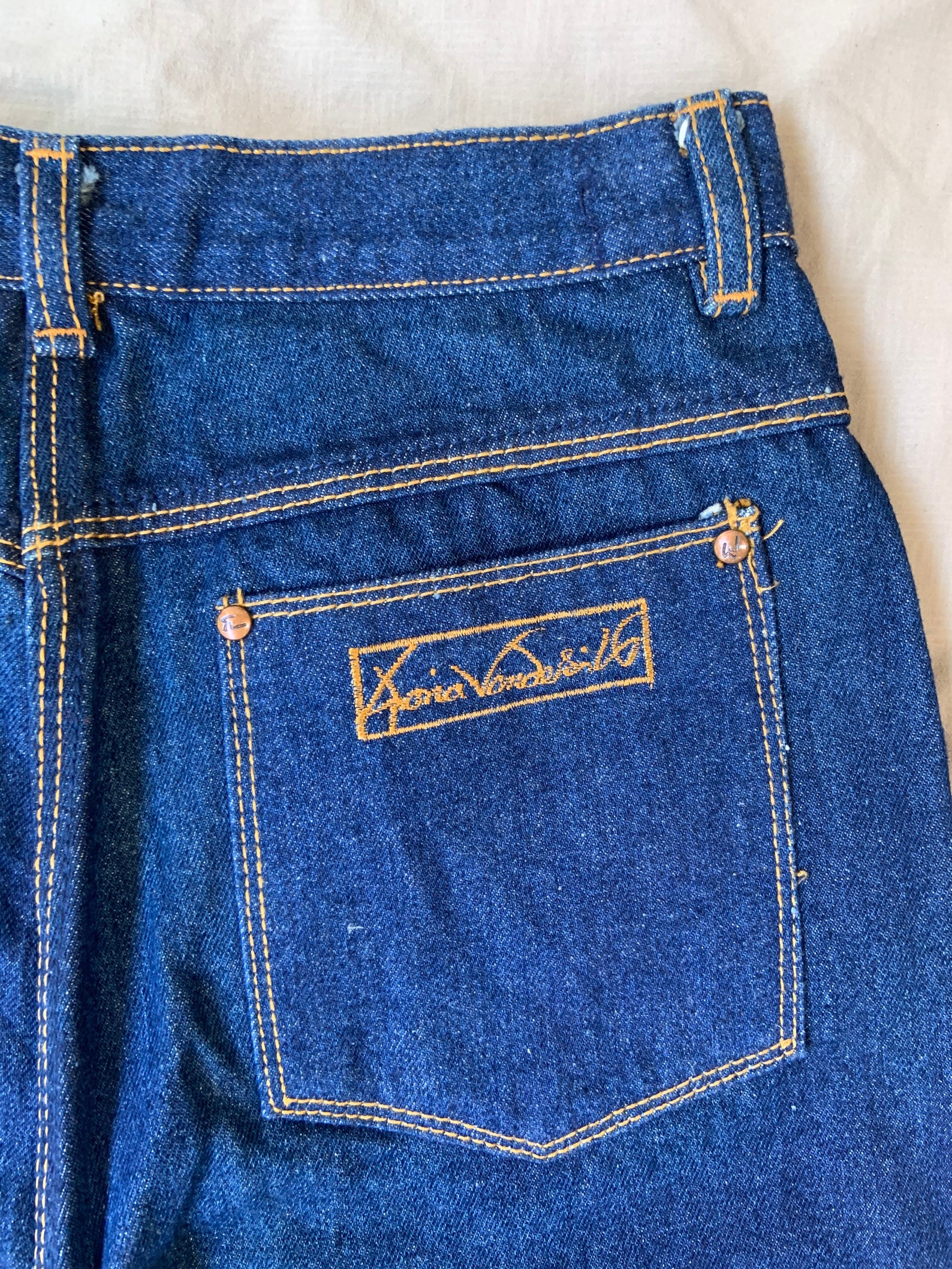 1980s Gloria Vanderbilt High Waist Jeans | Etsy