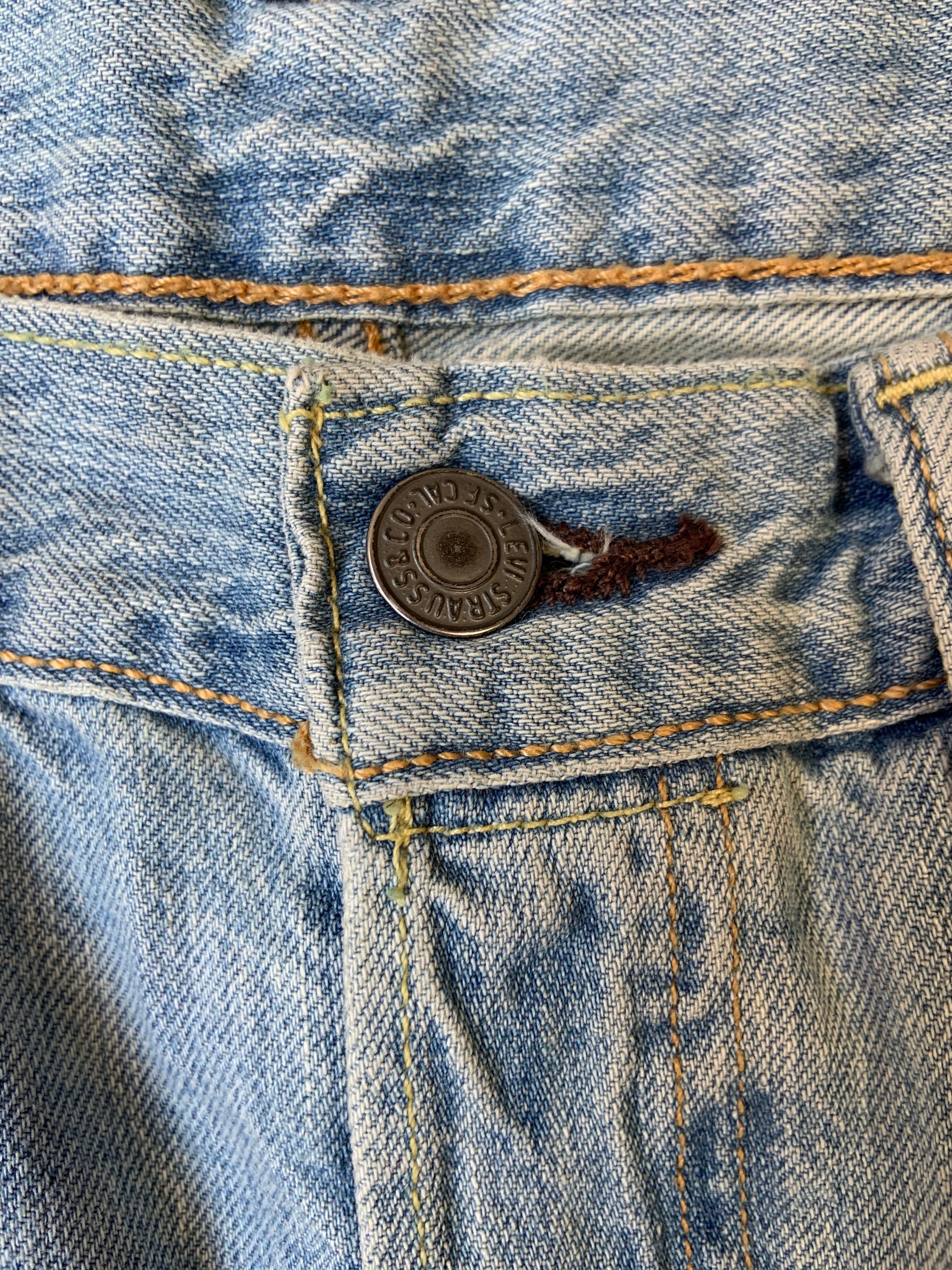 1990s Levis 501 Washed Jeans - Etsy