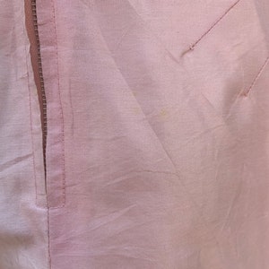 1950s Pink Raw Silk Dress image 6