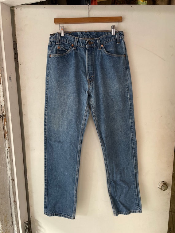 1970s USA 505 Levis Straight Leg Jeans - Gem