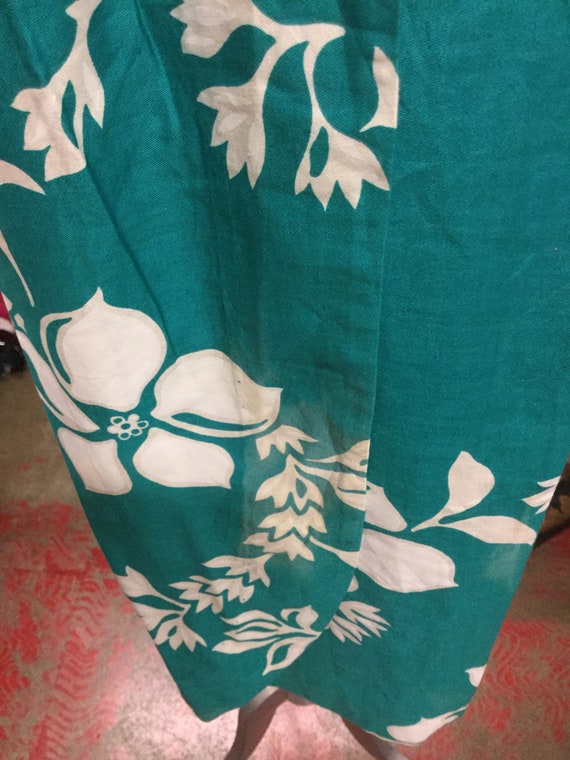 Halter 1960’s Hawaiian Sarong Dress - image 7