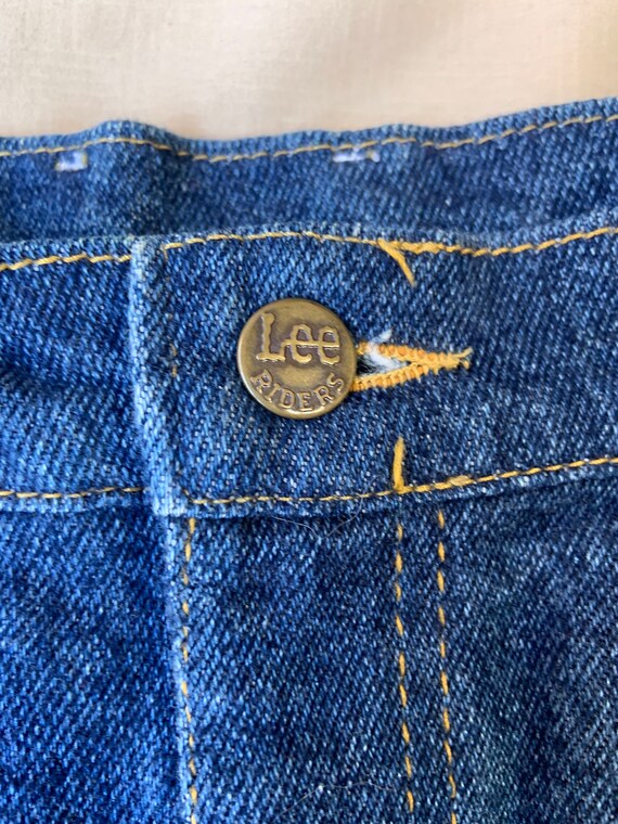 1980s Woman’s Lee’s High Waist Rider Jeans - image 3