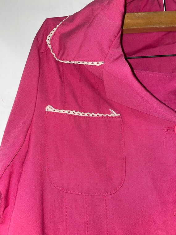 1960s Hot Pink Pant Suit - image 2