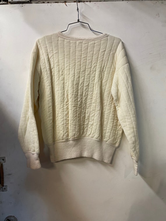 1950s Cotton Thermal Sweater - image 6
