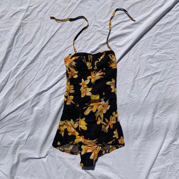1950s Shaheen One Piece Swim Suit