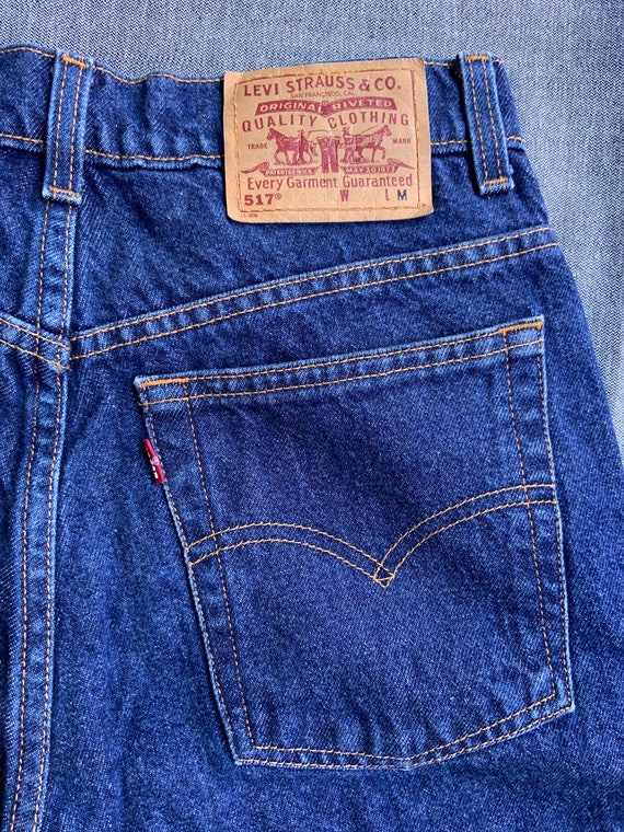 1980s 517 Levis Blue Jeans - image 5
