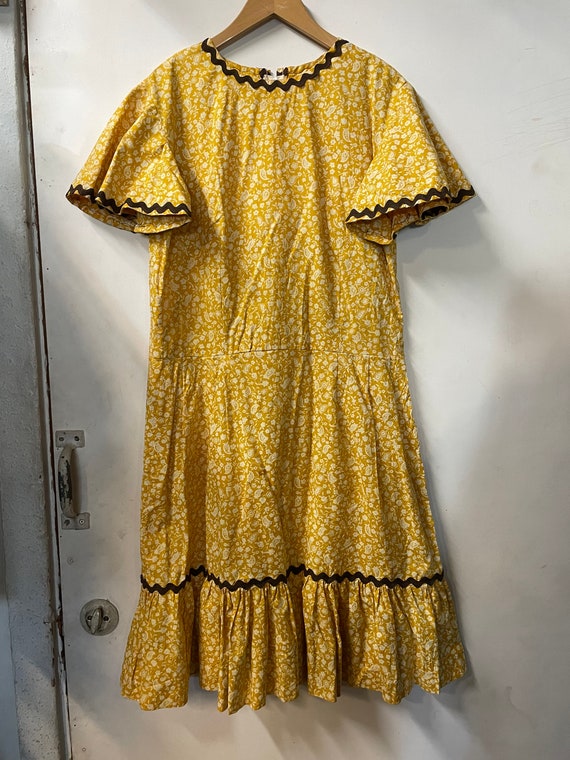 1950s yellow Square Dancing Dress - image 1