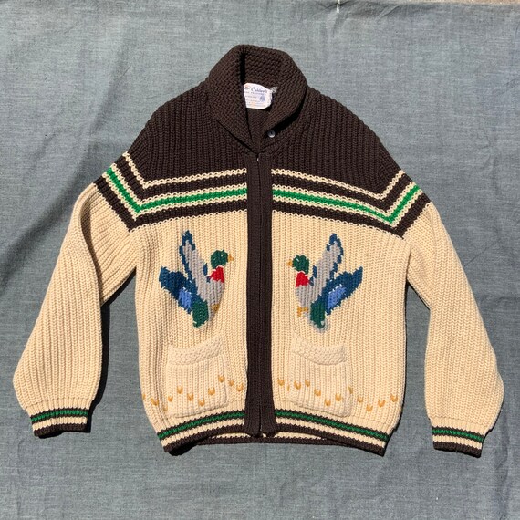 1960s Cowichan Duck Sweater