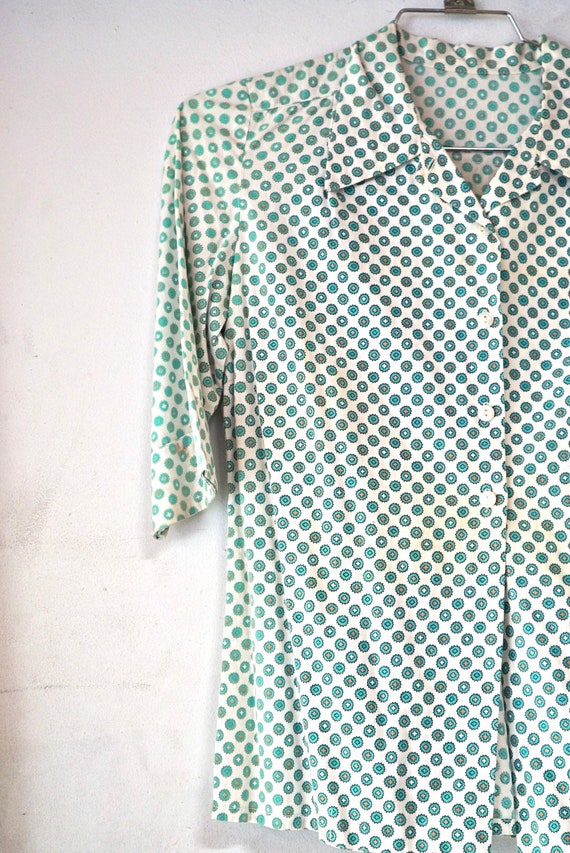 Lady Cotton Button Up Shirt