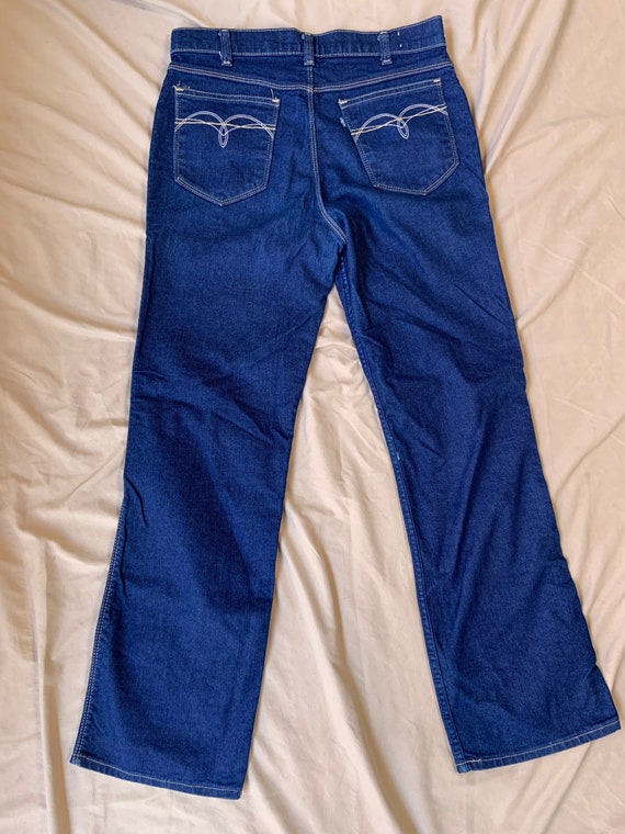 1970s Woman’s Blue Tab Levi’s Indigo Jeans