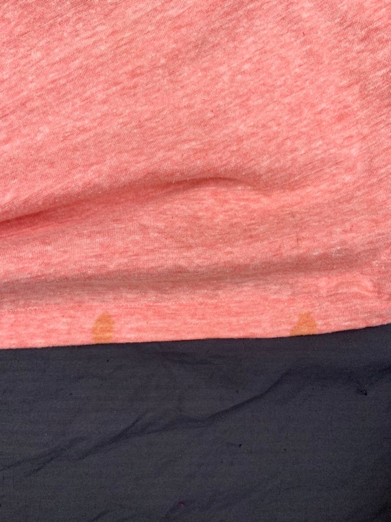 1970s Red Iron On Ringer T-Shirt View 4