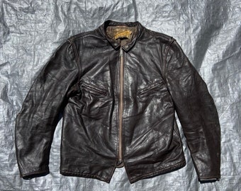 1950s Schott Perfecto Brown Leather Jacket