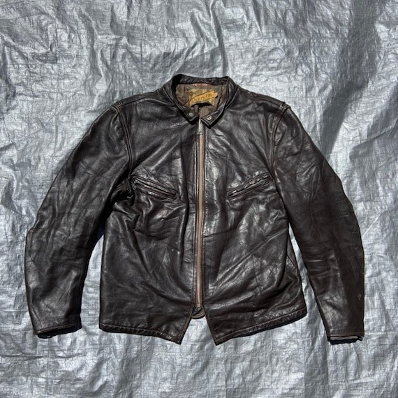 1950s Schott Perfecto Brown Leather Jacket - image 1