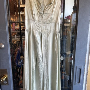 1950s Cheongsam Style Light Mint Green Dress