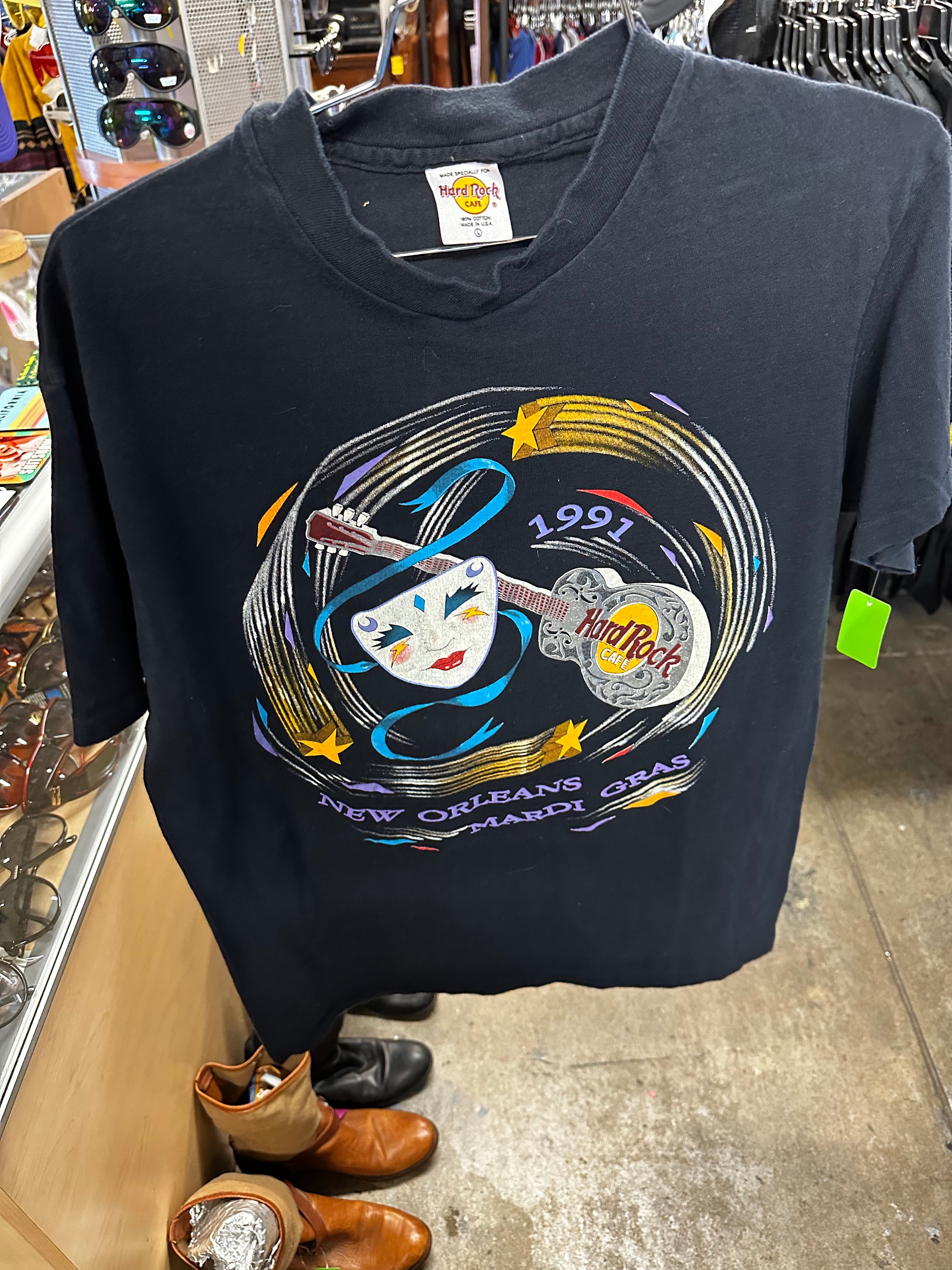 1991年 ハードロックカフェ ニューオーリンズ マルディグラ Tシャツ