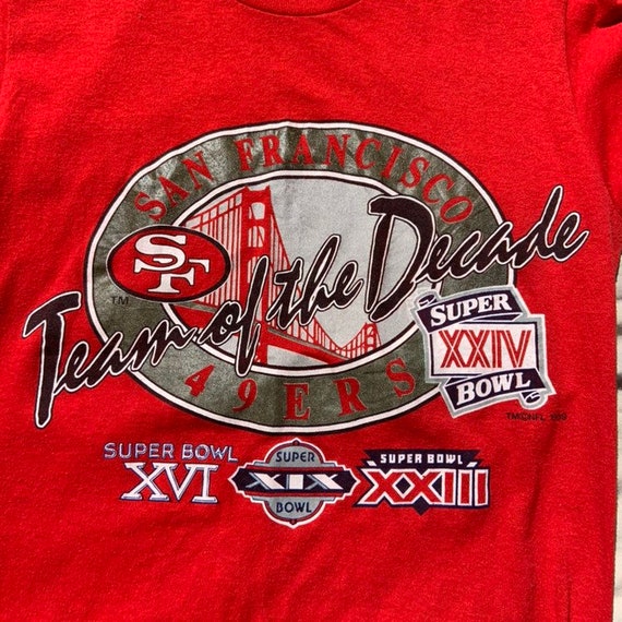 1989 San Francisco 49ers Team Of The Decade Shirt - image 3