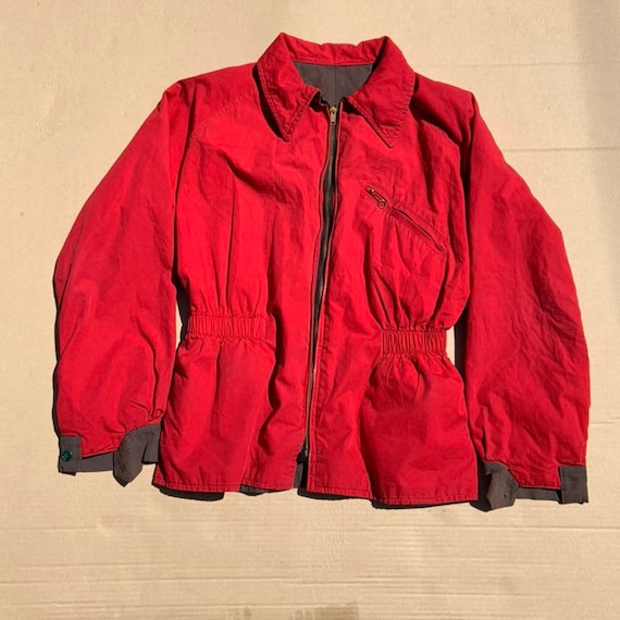 1940s Reversibile Red/Brown Ski Jacket