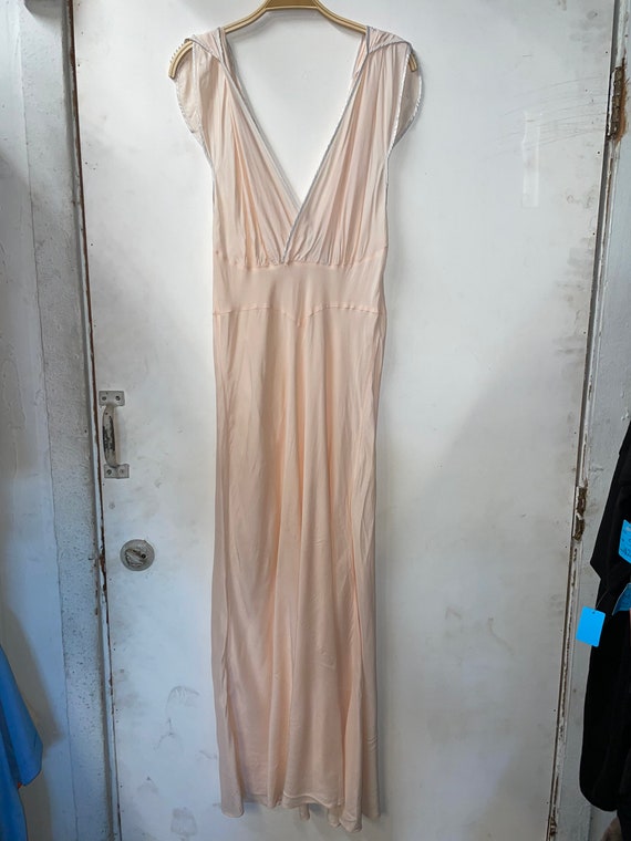 1950s Cold Rayon Slip/ Nightgown