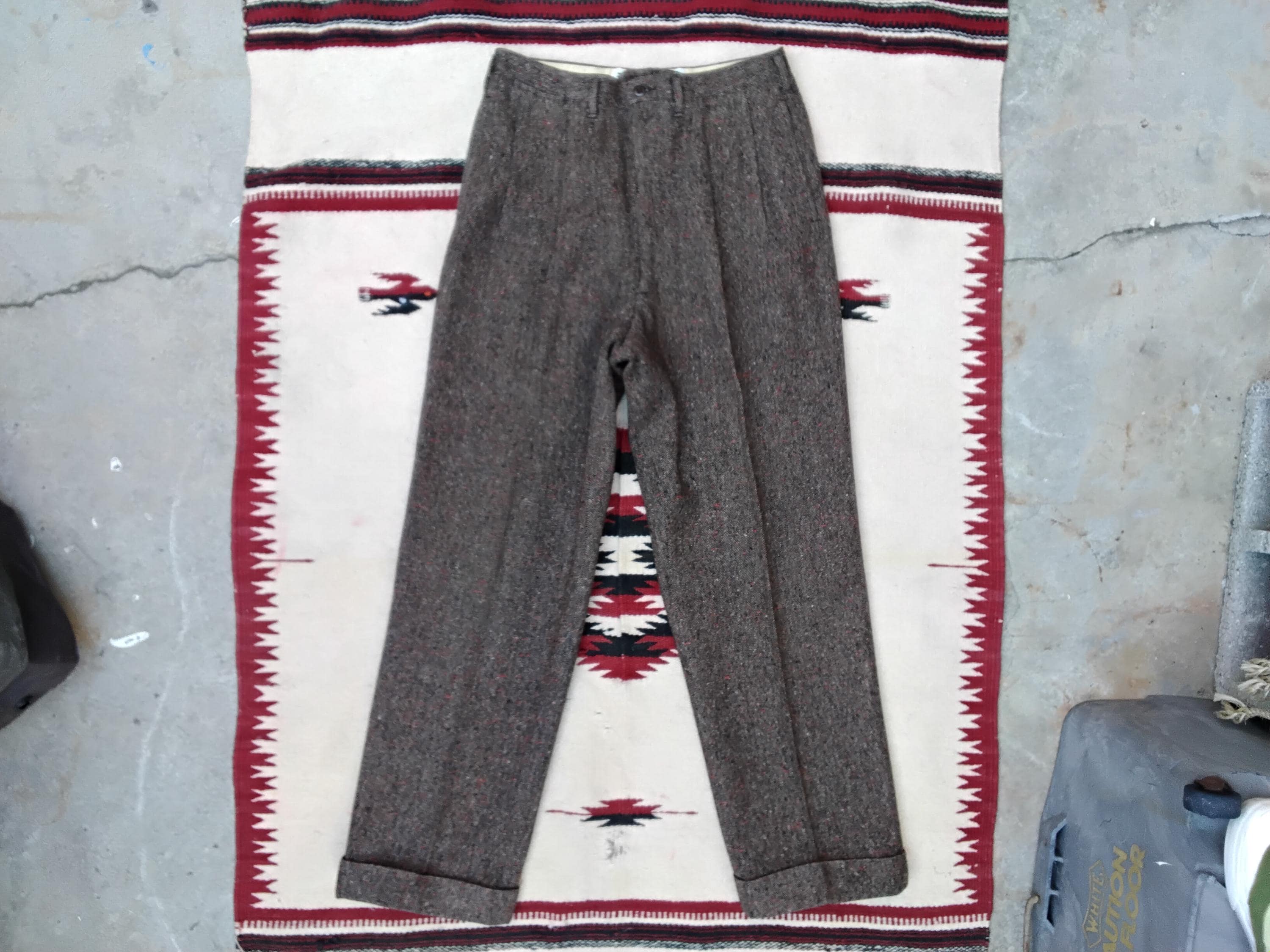 1940s Wool Trouser - Etsy Canada