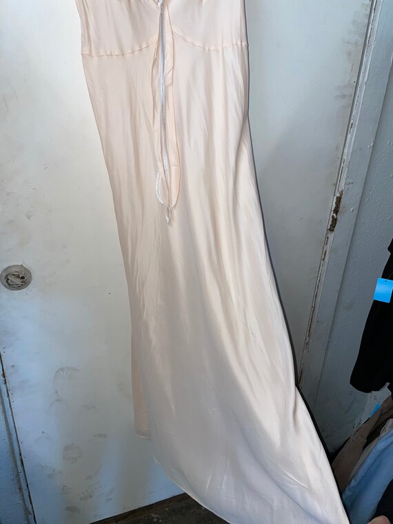1950s Cold Rayon Slip/ Nightgown - image 3