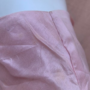 1950s Pink Raw Silk Dress image 8