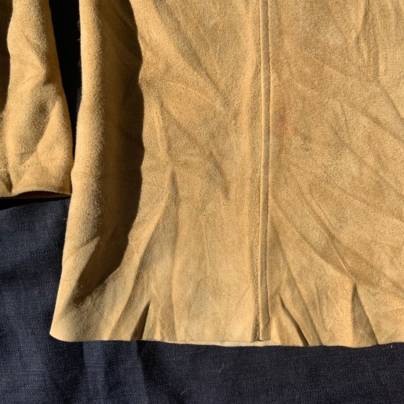 1950s Brown Suede Pull Over Jacket - image 7