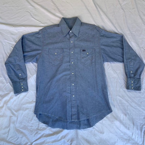 1980s Wrangler work shirt