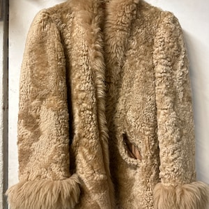 1950s Shearling Coat  w Matching Hat Monarch Trading New Zealand