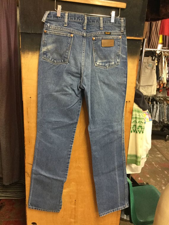 Wranglers blue jeans - image 2