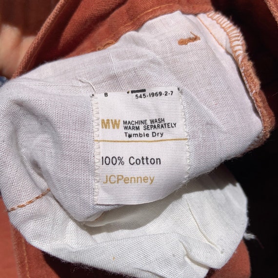 1970s Rust Terra Cotta JCPenny Flare Pants - image 2