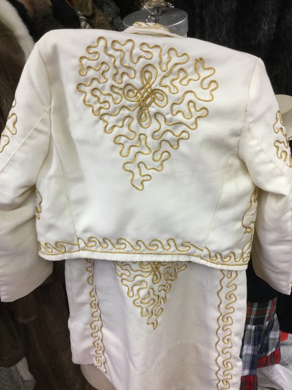 Childrens Jacket and Skirt Mariachi Vaquero White… - image 7