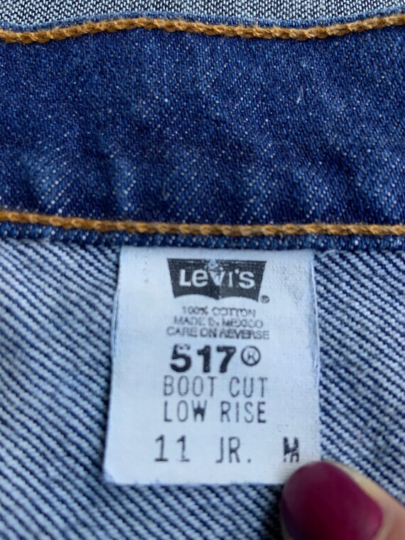 1980s 517 Levis Blue Jeans - image 6