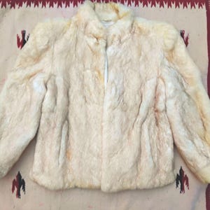 廉価版 スペインラビット ファー皮コンビジャケット