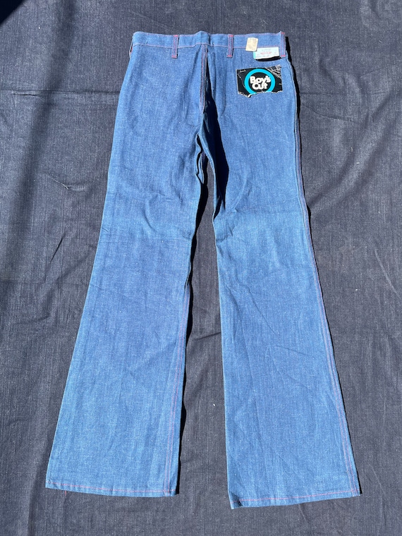 Womans 70s Deadstock Flare Pants - image 2