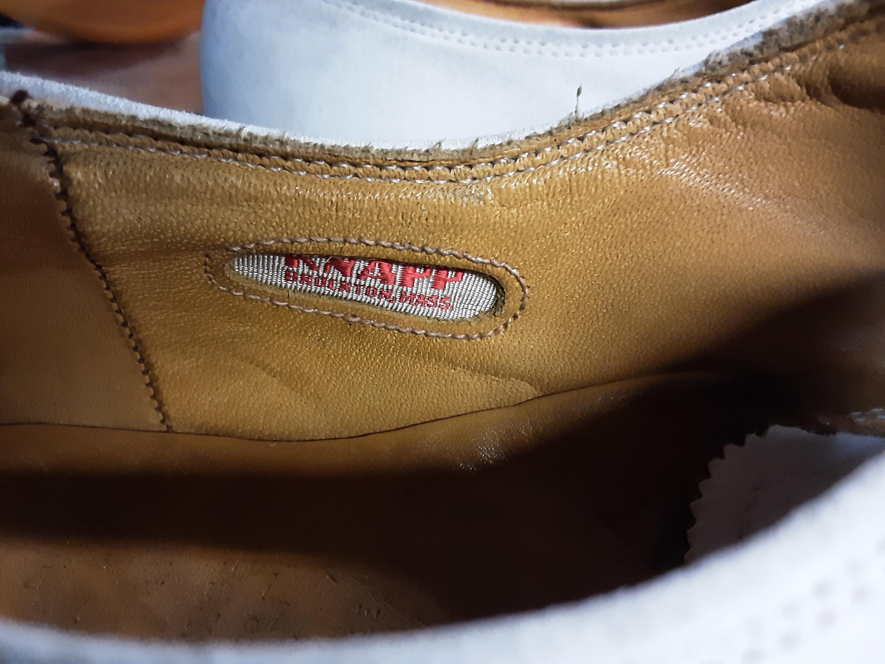 Mens 1950s White Buck Shoes Oxford W White Sole 7 1/2 D - Etsy