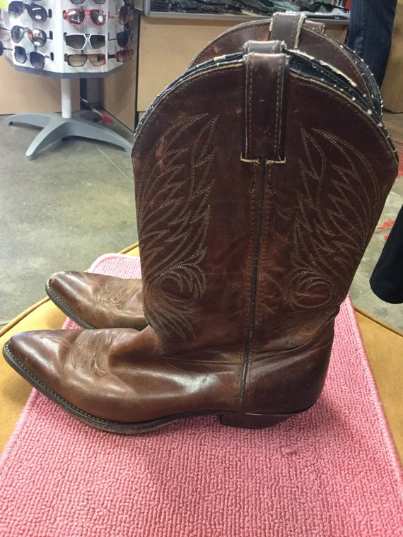 Code West 10 Brown Leather Boots