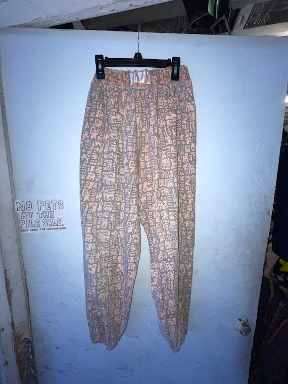 80s Orange Jams Style Pants - image 1