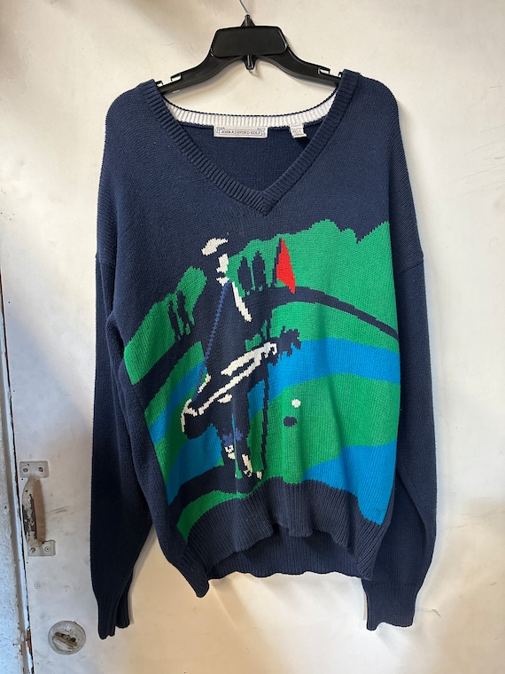 1990s John Ashford Golf Sweater
