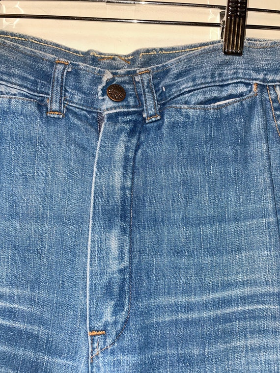 Retro High-Waisted Flare Jeans main image 0