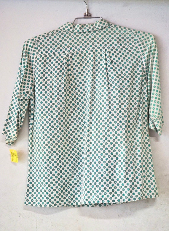 Lady Cotton Button Up Shirt - image 3