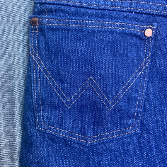 1980s Dead Stock Wranglers Blue Jeans - image 5
