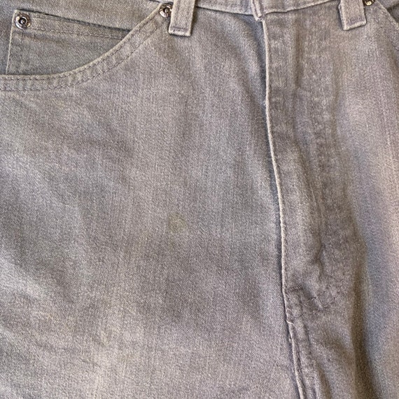 1970s Gray Levis Denim Jeans - image 7