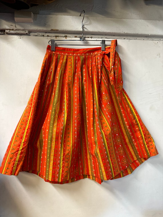 Early 60s Bright Colored Day Skirt